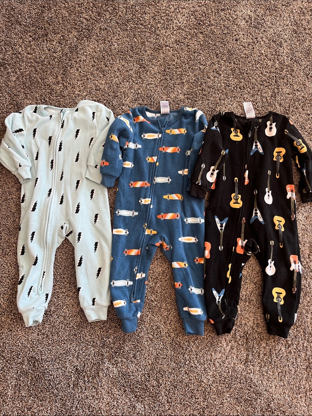 Bundle of 3- Gerber pajamas